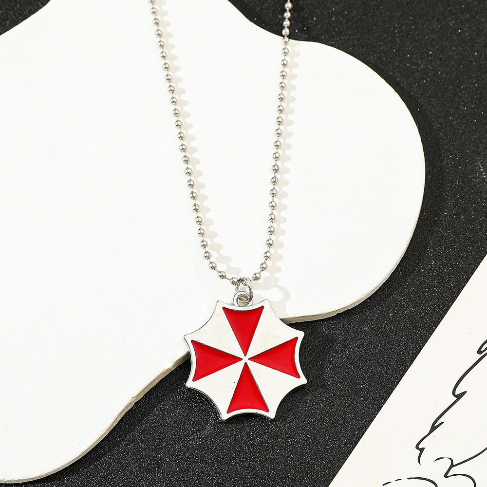 Vintage Jewelry Collection - Naszyjnik z zawieszką w kształcie czerwonego