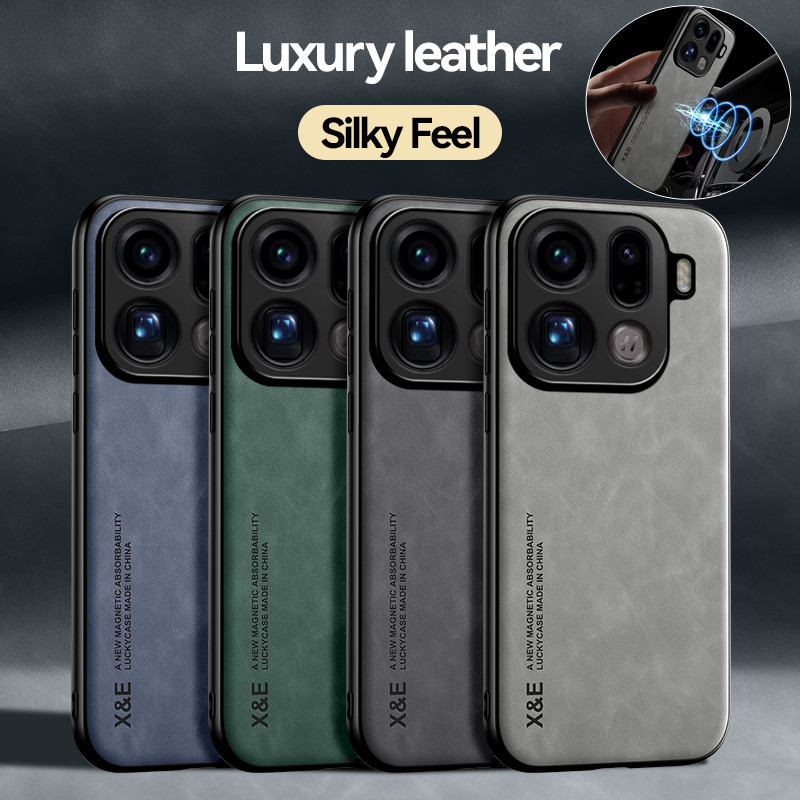 Camera Leather Case - Etui do OPPO Find X9 Pro